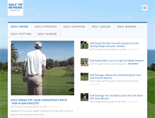 Tablet Screenshot of golftipreviews.com